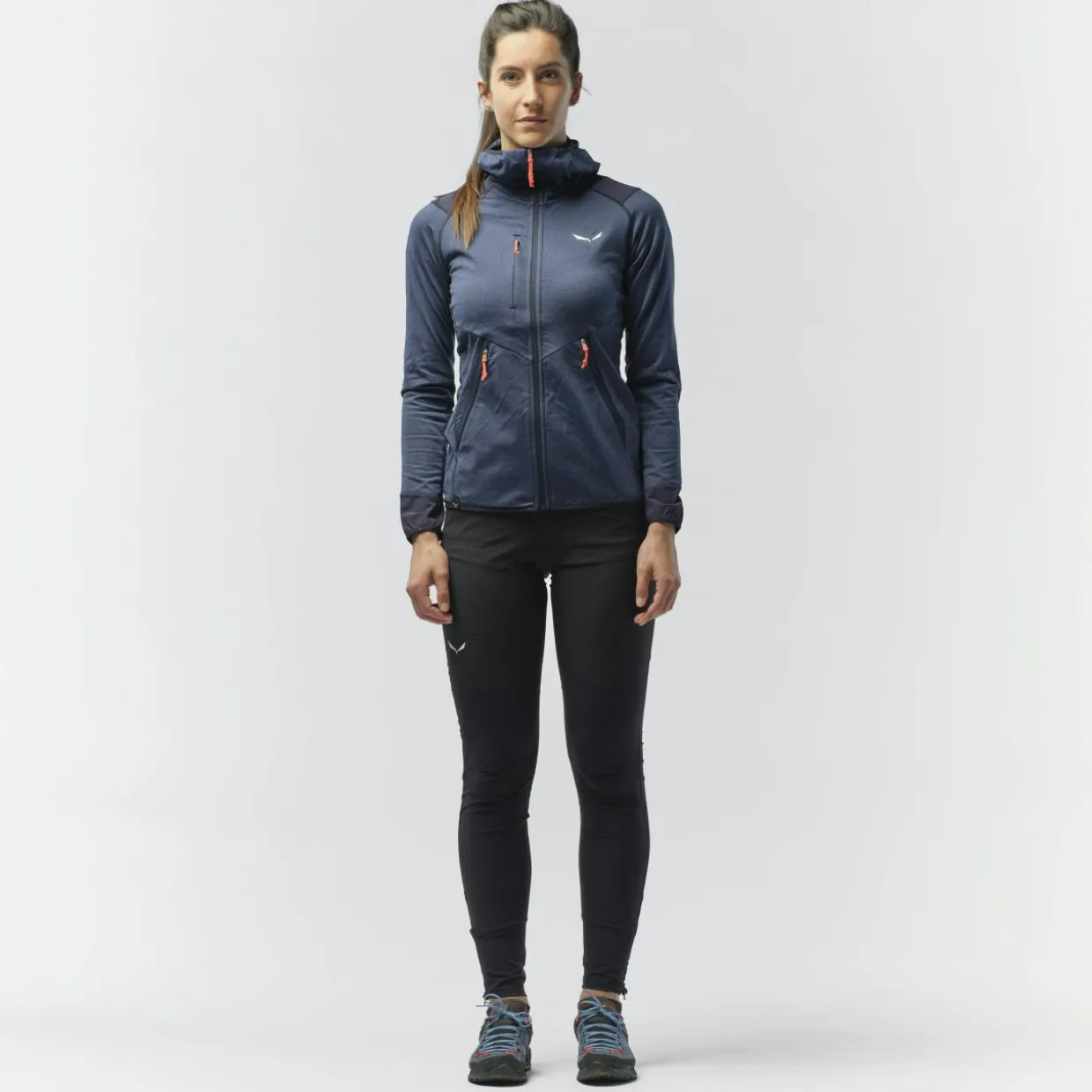 Agner Hybrid Polarlite Durastretch Felpa con Cappuccio Donna