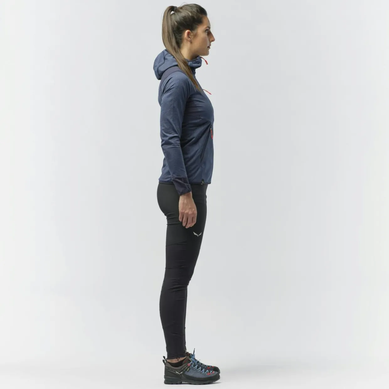 Agner Hybrid Polarlite Durastretch Felpa con Cappuccio Donna