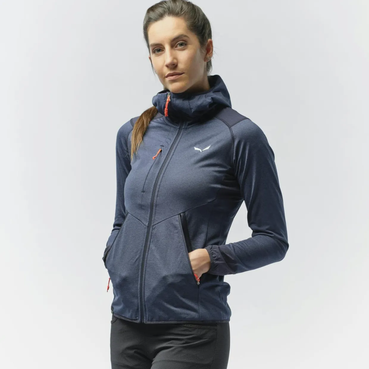 Agner Hybrid Polarlite Durastretch Felpa con Cappuccio Donna