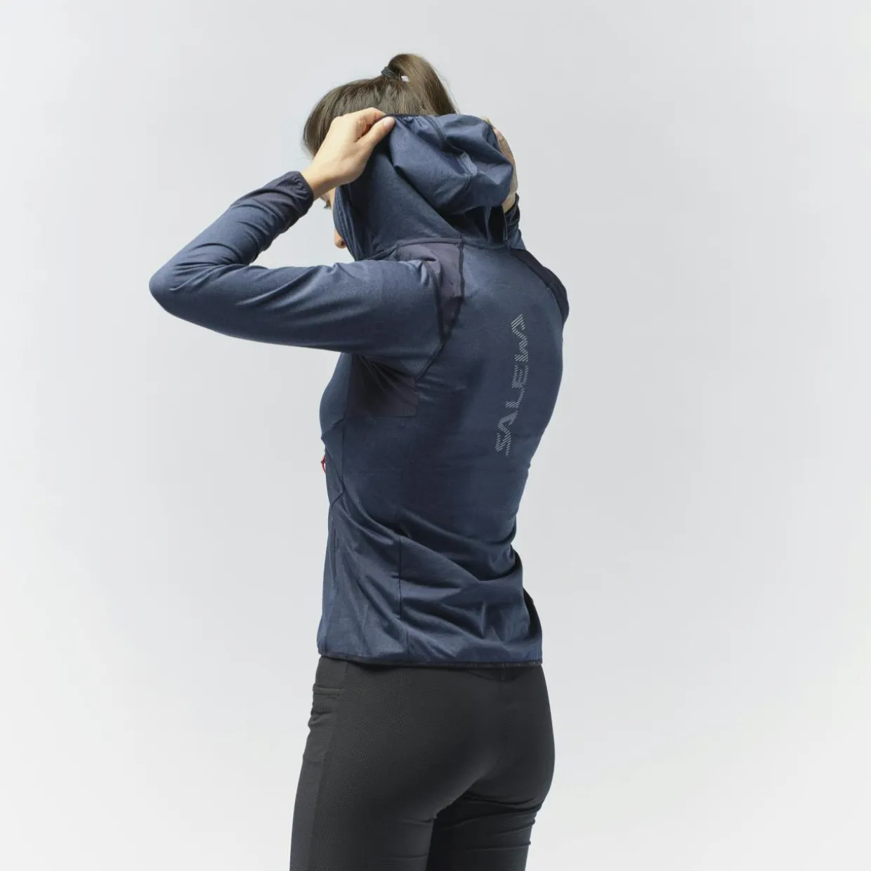 Agner Hybrid Polarlite Durastretch Felpa con Cappuccio Donna