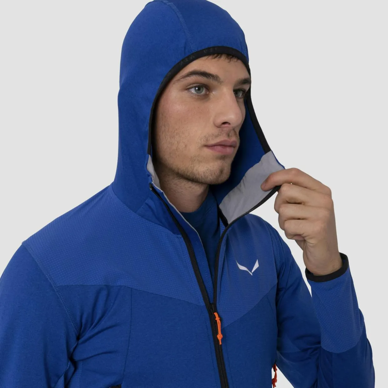 Agner Hybrid Polarlite Durastretch Felpa con Cappuccio Uomo