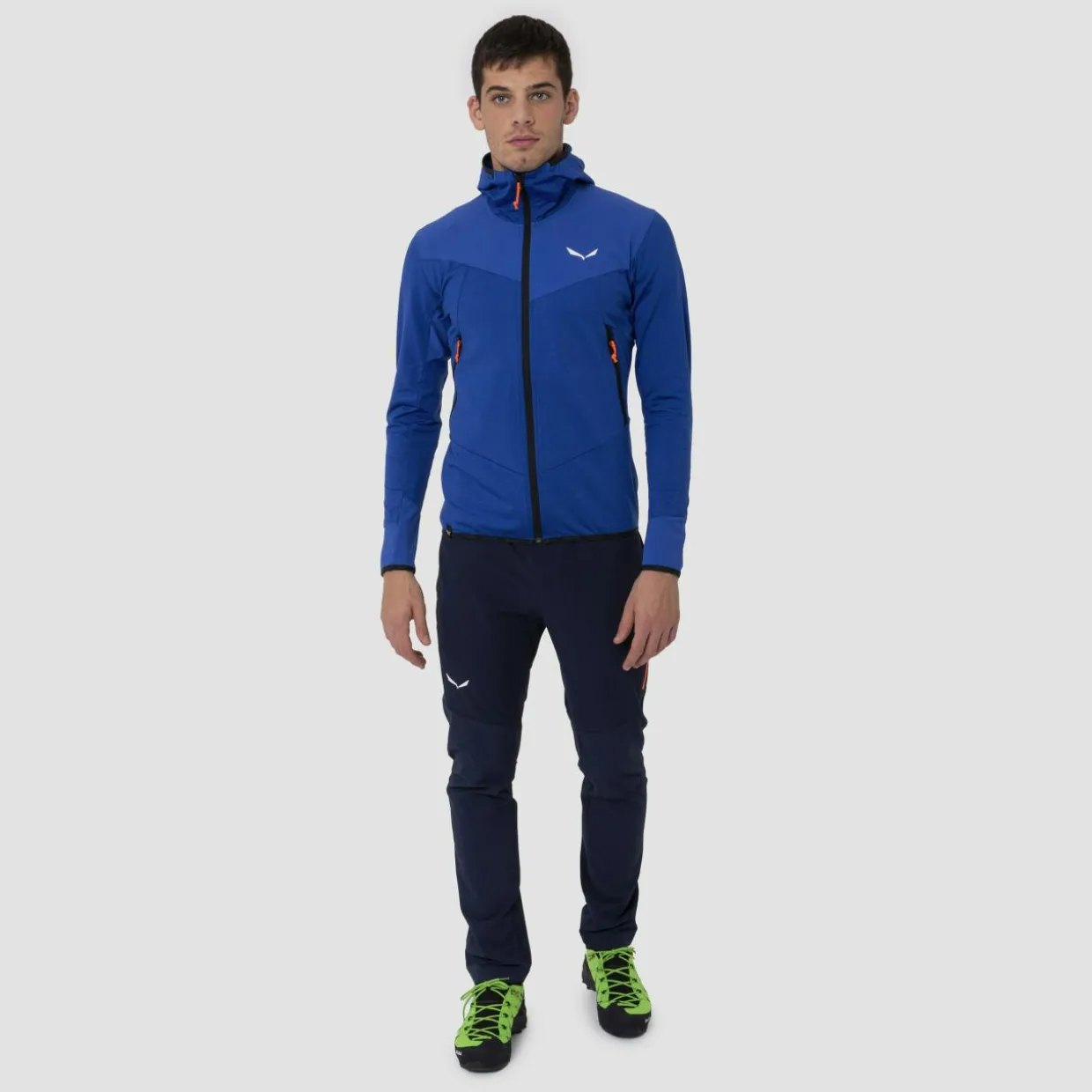 Agner Hybrid Polarlite Durastretch Felpa con Cappuccio Uomo