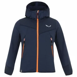 Agner Melange Polarlite zip intera Felpa con cappuccio bambino