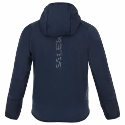 Agner Melange Polarlite zip intera Felpa con cappuccio bambino