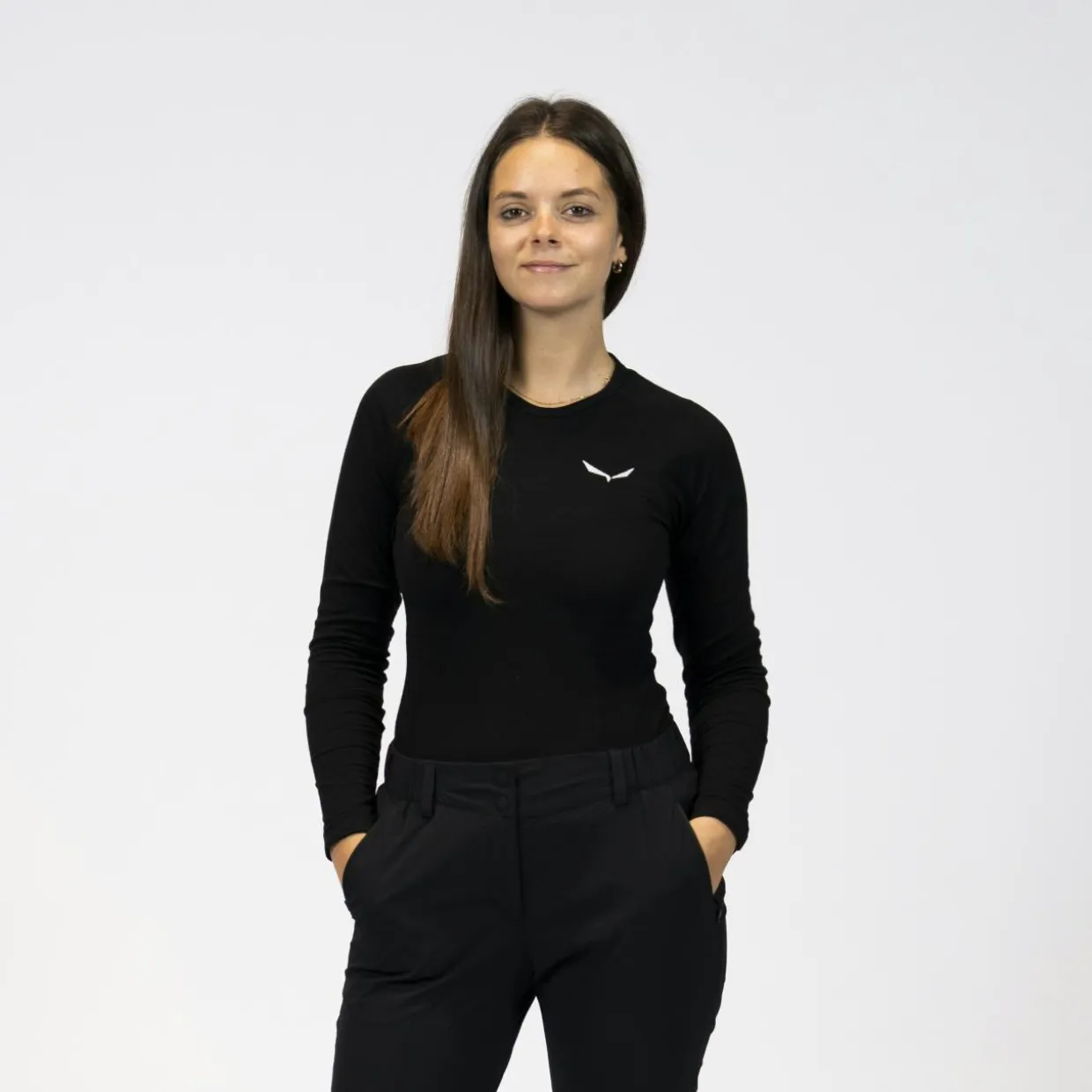Badia Alpine Merino maglia maniche lunghe donna