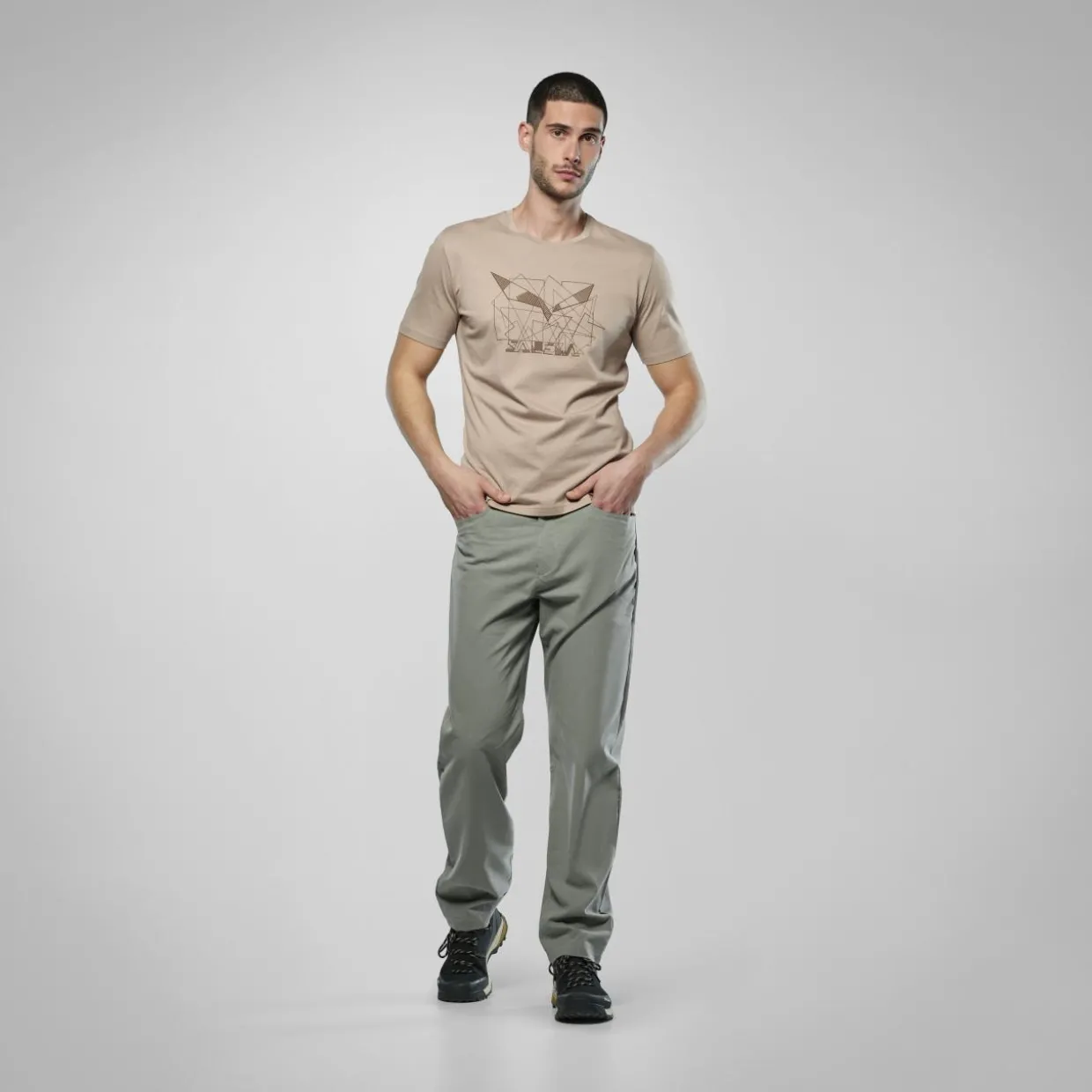 Eagle Geometric Maglietta Uomo