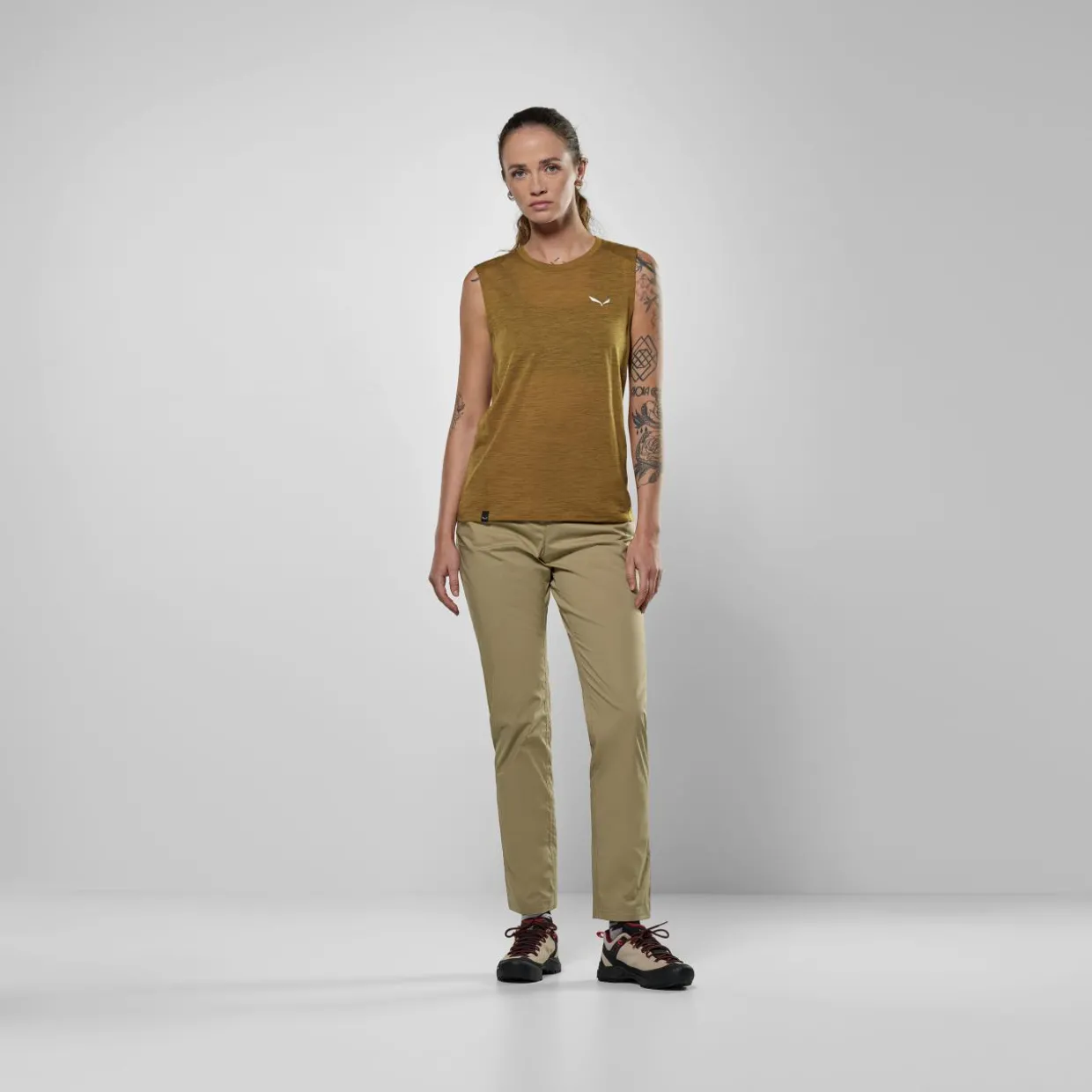 Eagle Minilogo Merino Canotta Donna