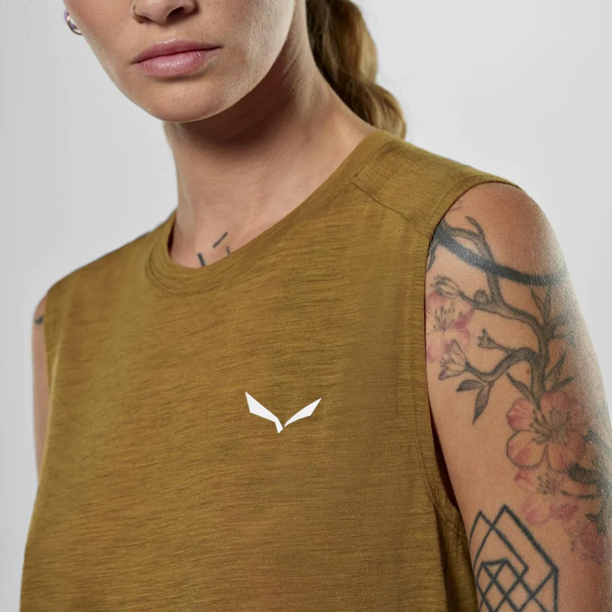 Eagle Minilogo Merino Canotta Donna