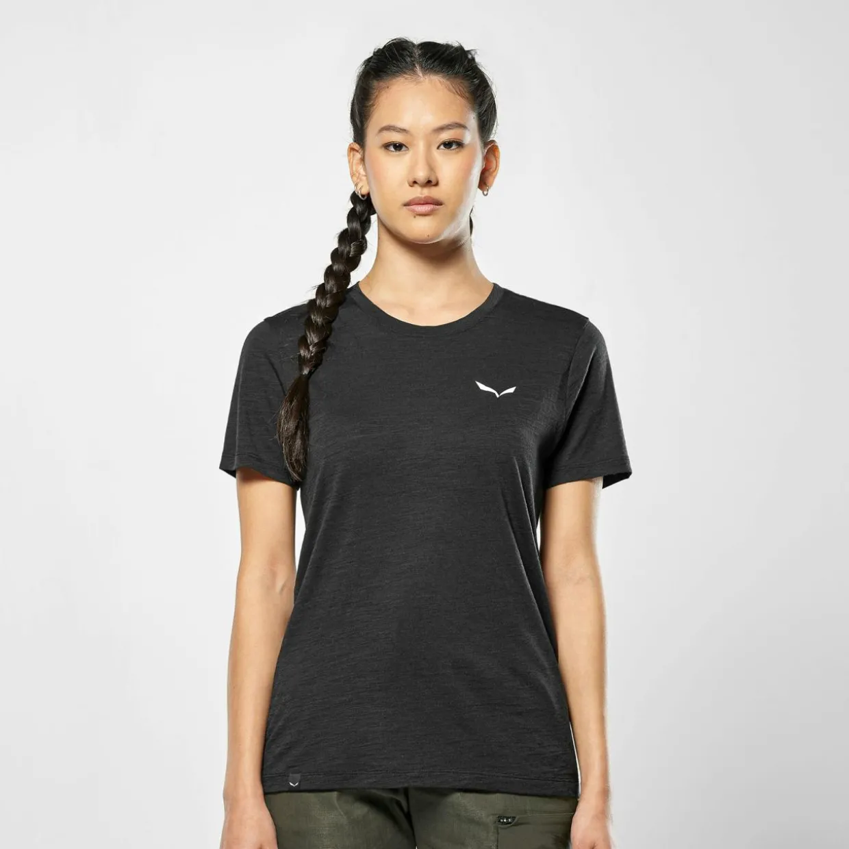 Eagle Minilogo Merino Maglietta Donna