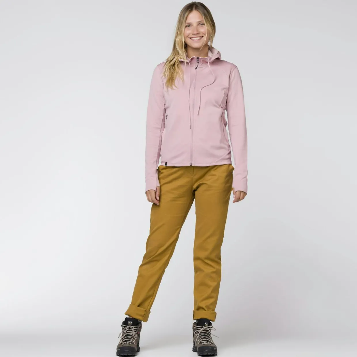 Fanes Merino Giacca Con Cappuccio Donna