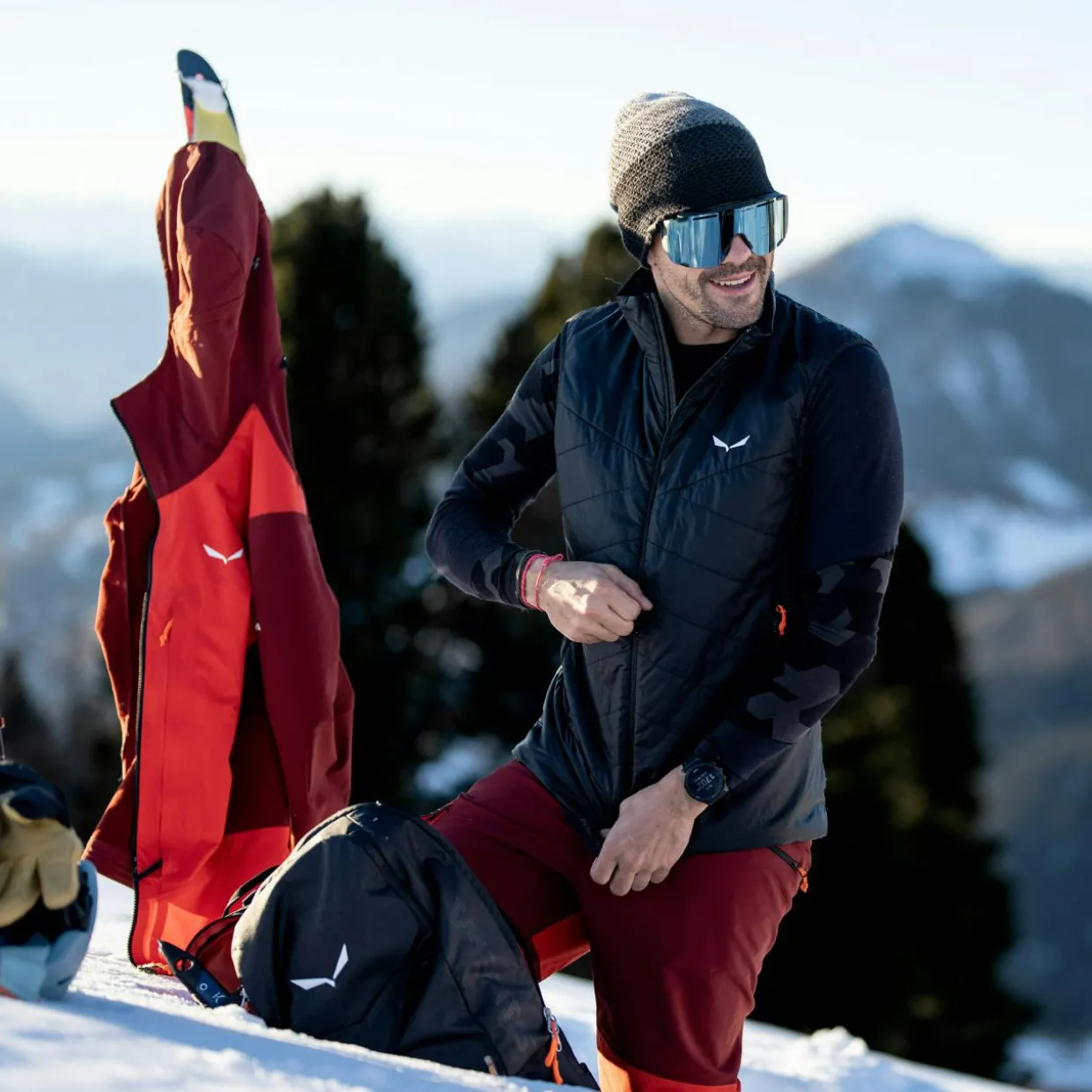 Ortles Hybrid TirolWool® Responsive Gilet Uomo