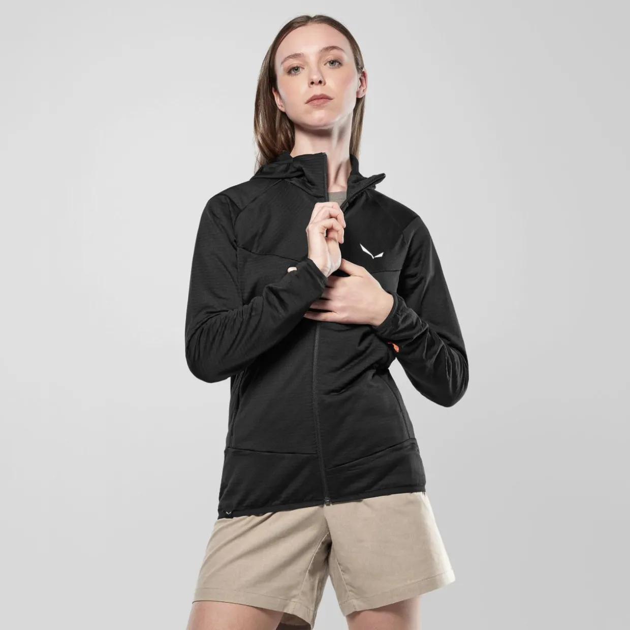 Puez Altavia Polarlite Giacca Con Cappuccio Donna