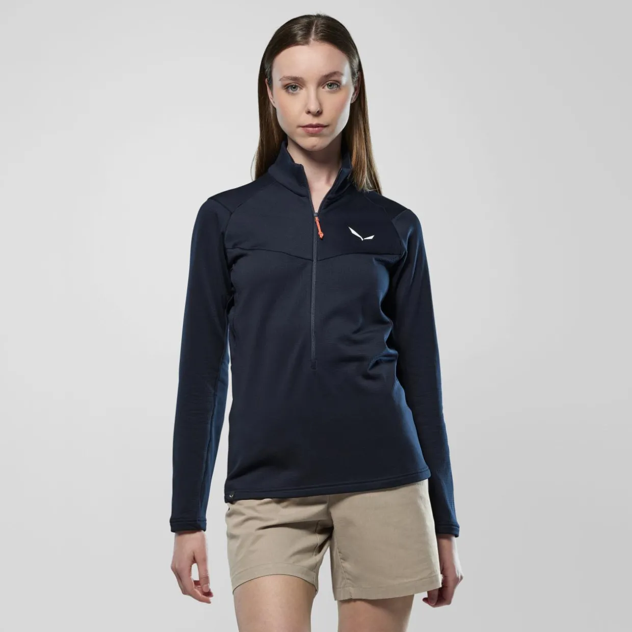 Puez Cammino Polarlite Giacca Mezza Zip Donna