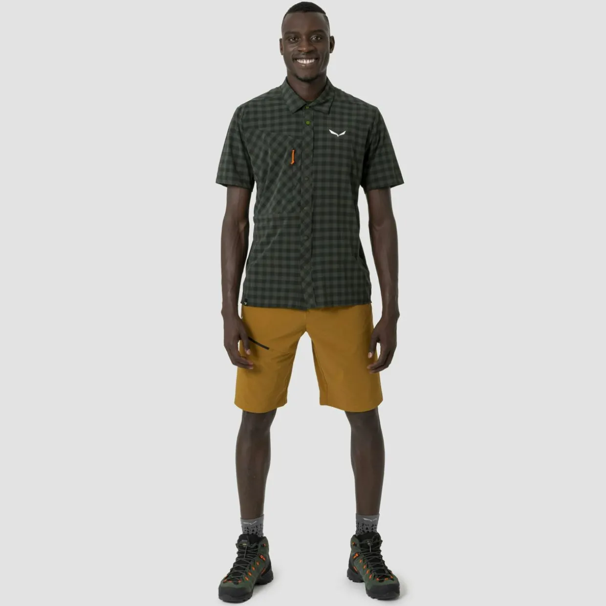 Puez Dry'Ton Camicia Maniche Corte Uomo