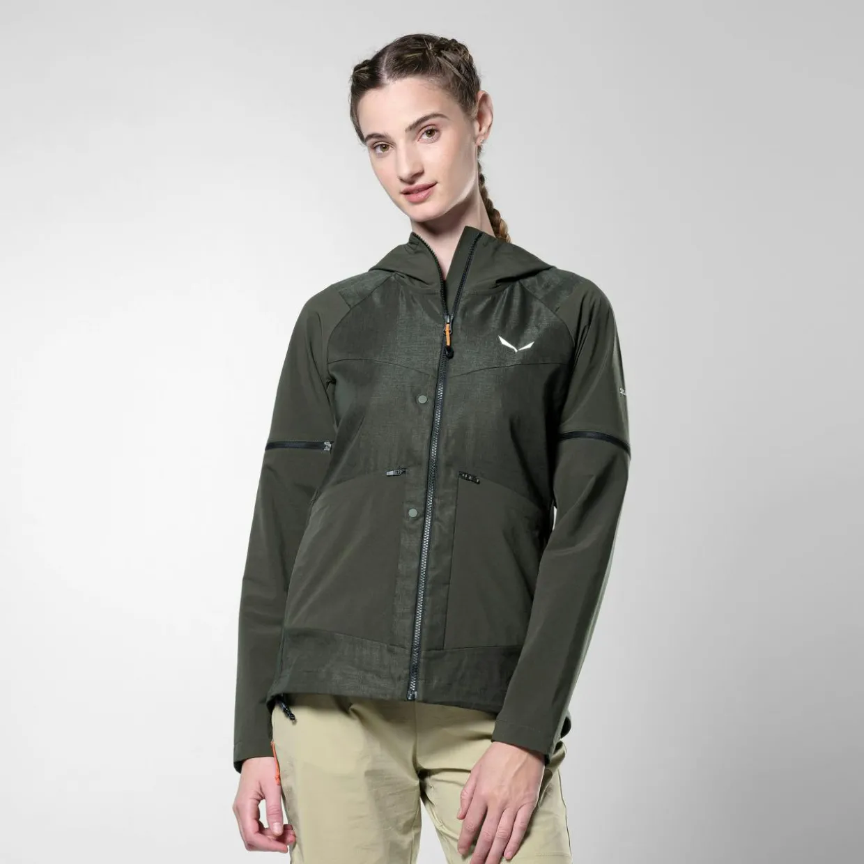 Puez Hemp Durastretch Giacca Hybrid 2 in 1 Donna