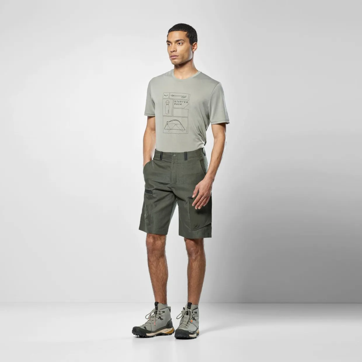 Puez Hemp Durastretch Pantaloncini Uomo