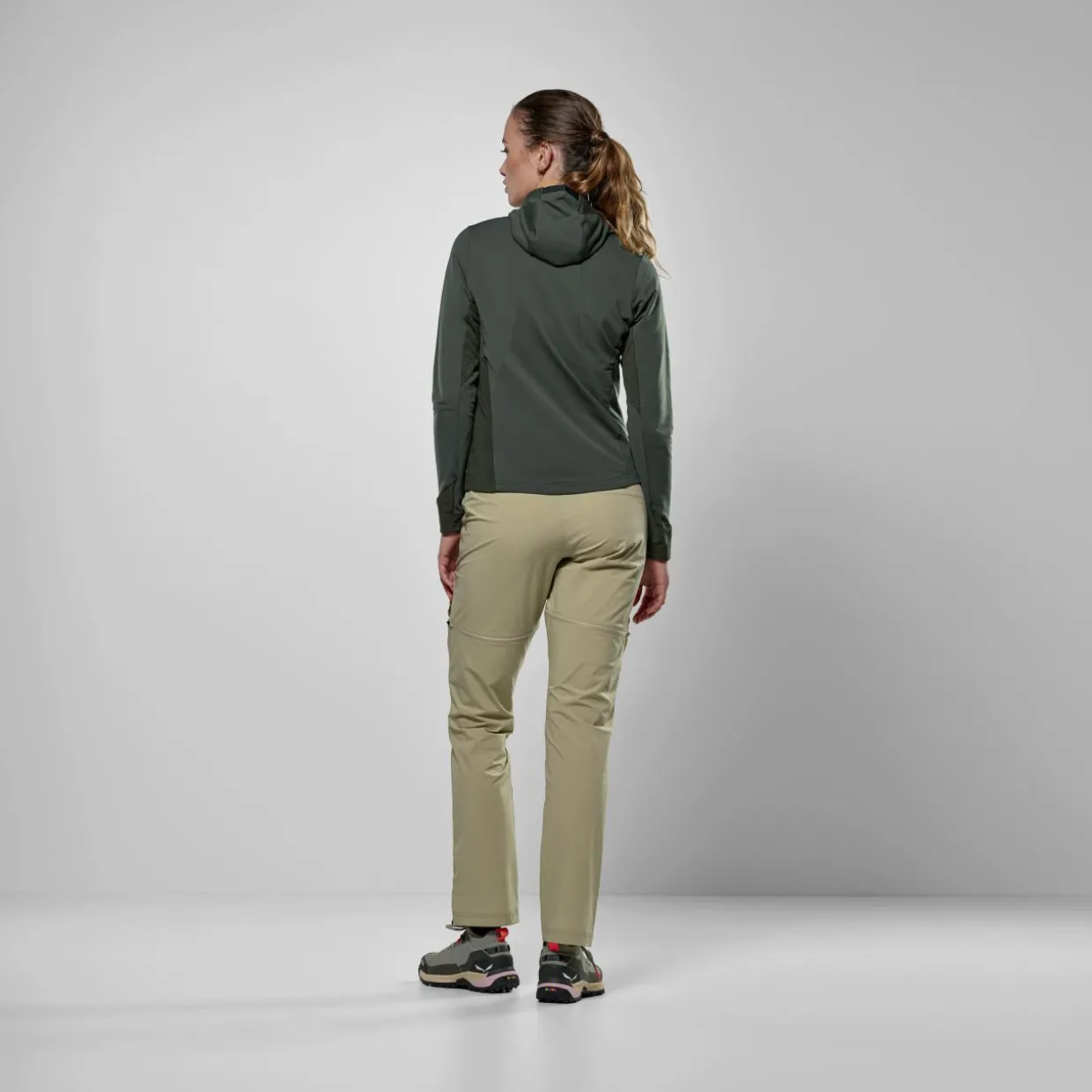Puez Merino Durastretch Felpa con Cappuccio Donna