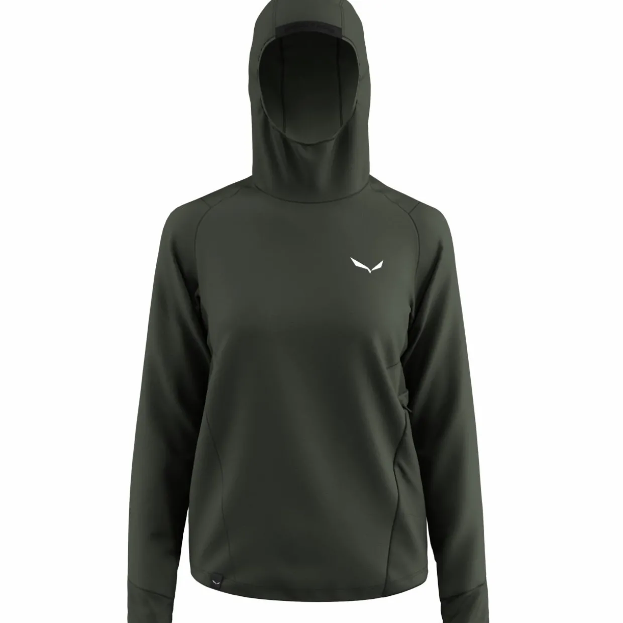 Puez Merino Durastretch Felpa con Cappuccio Donna