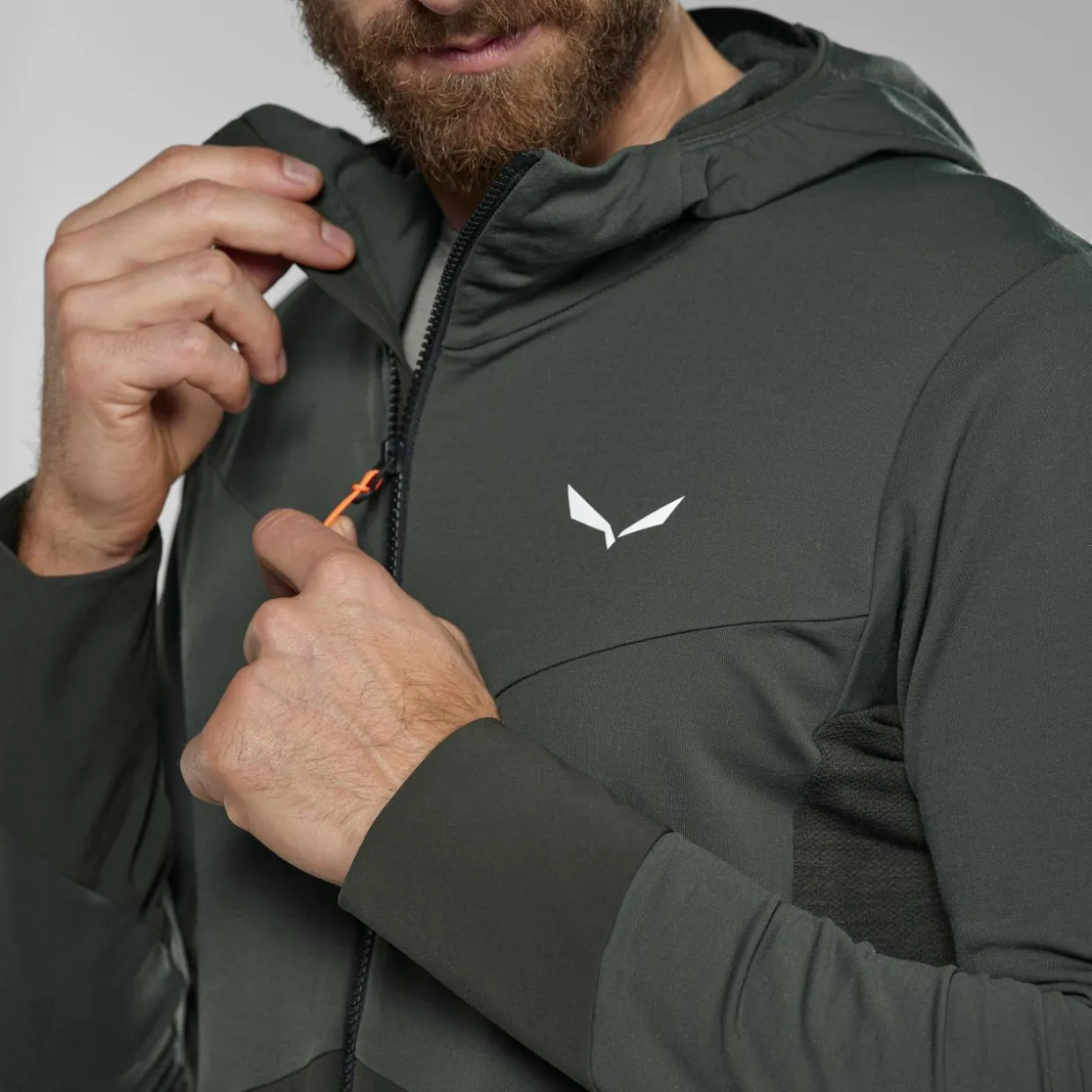 Puez Merino Durastretch Felpa con Cappuccio Uomo