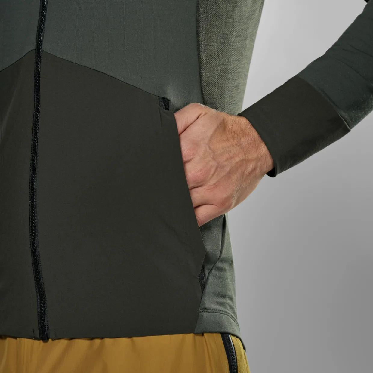 Puez Merino Durastretch Felpa con Cappuccio Uomo