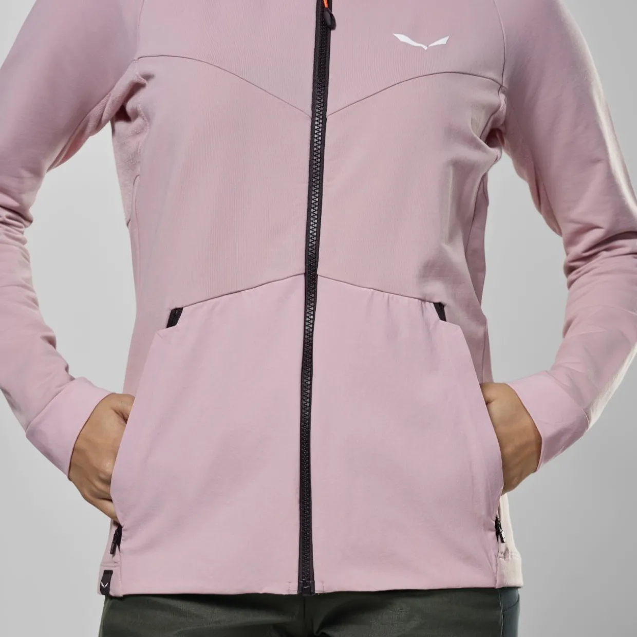 Puez Merino Durastretch Felpa con Cerniera Donna