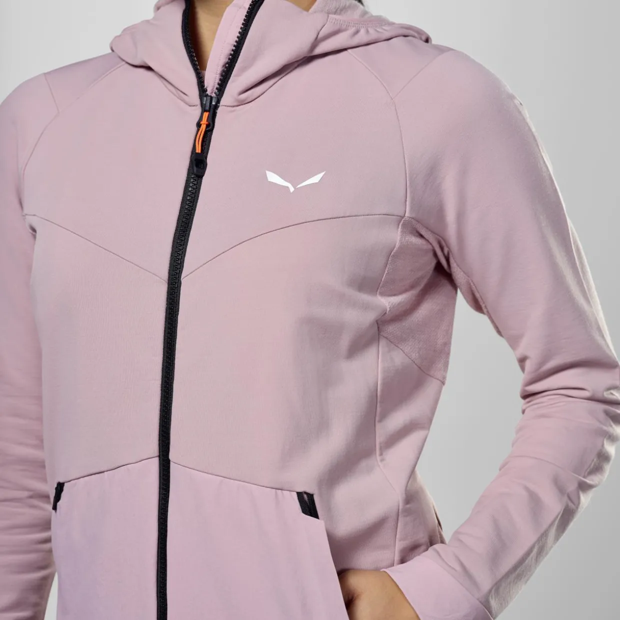Puez Merino Durastretch Felpa con Cerniera Donna