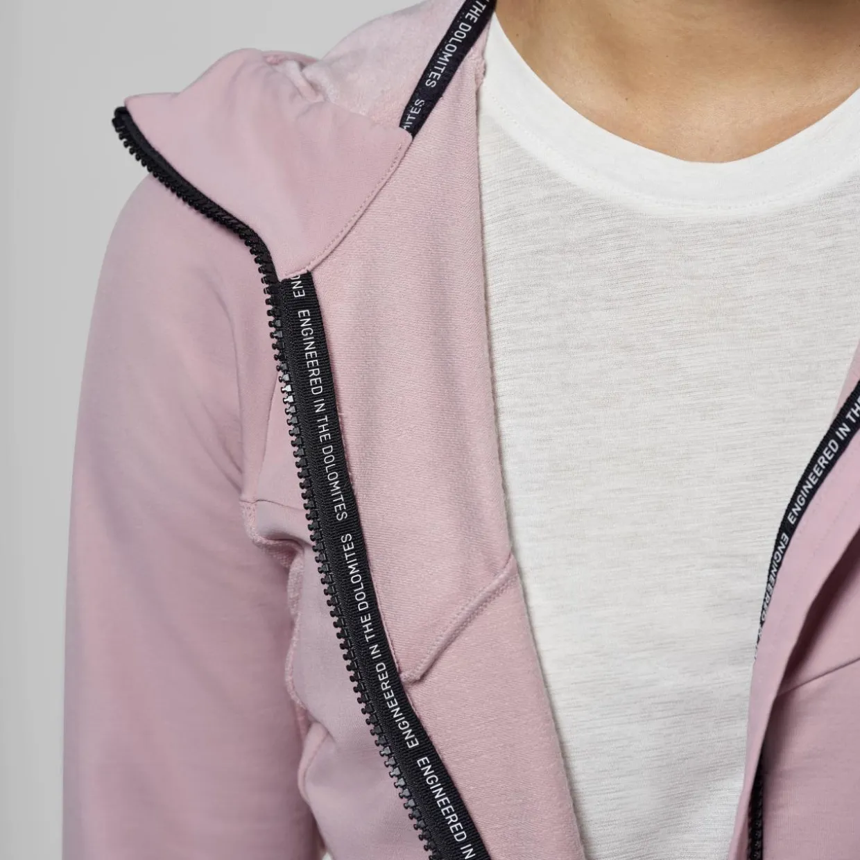 Puez Merino Durastretch Felpa con Cerniera Donna