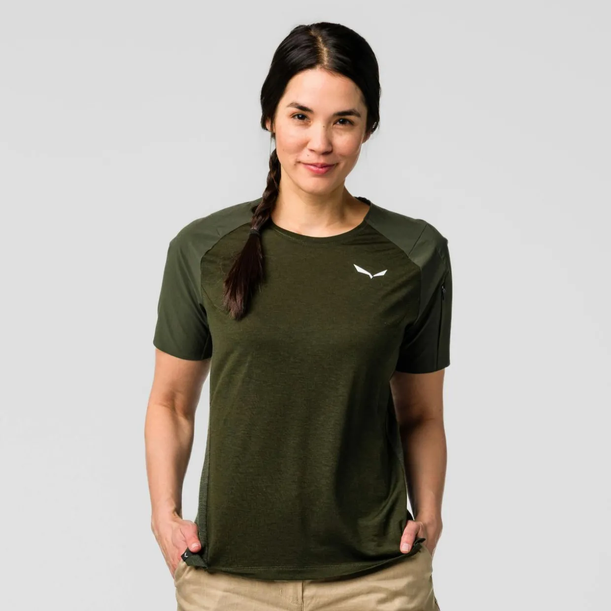 Puez Merino Hybrid Maglietta Donna