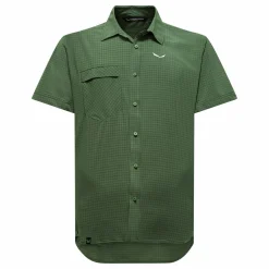 Puez Minicheck Dry'Ton Camicia Maniche Corte Uomo