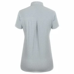 Puez Minicheck Dry'Ton Camicia Maniche Corte Donna