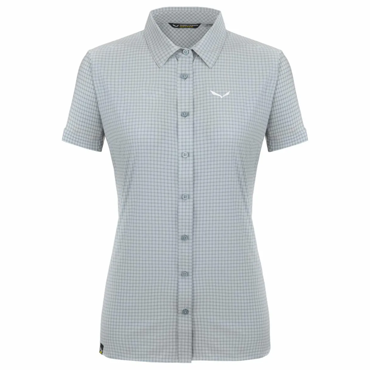 Puez Minicheck Dry'Ton Camicia Maniche Corte Donna