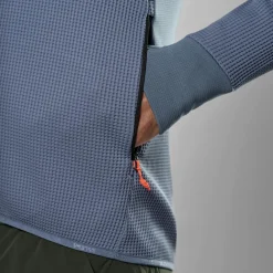 Puez Waffle Hybrid Polarlite Felpa con Cerniera Uomo