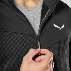 Puez Waffle Hybrid Polarlite Felpa con Cerniera Uomo