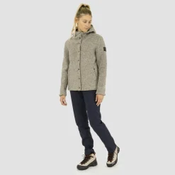 Sarner Undyed Wool Giacca Con Cappuccio Donna