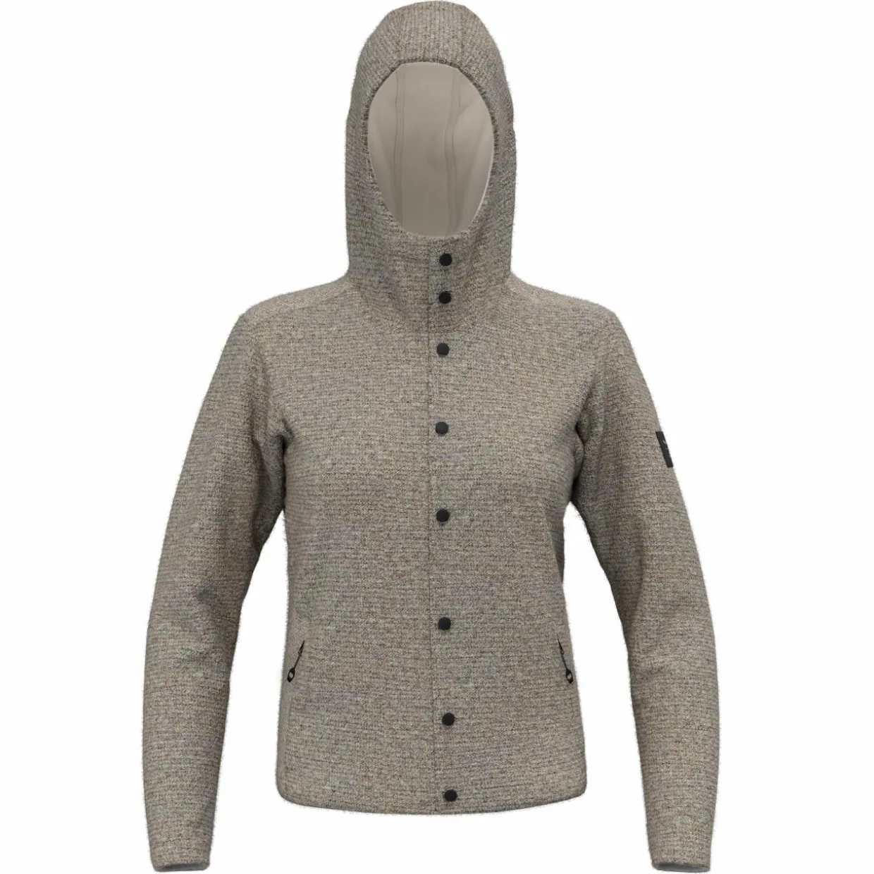 Sarner Undyed Wool Giacca Con Cappuccio Donna