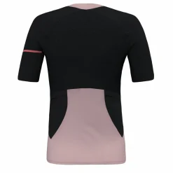 Vento Merino Mezza Zip Maglietta Donna
