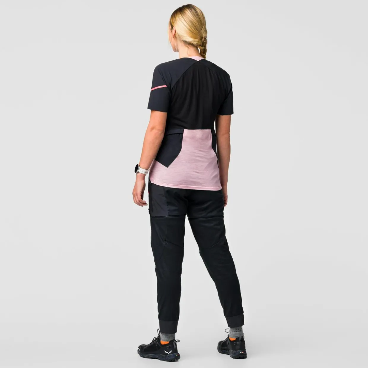 Vento Merino Mezza Zip Maglietta Donna