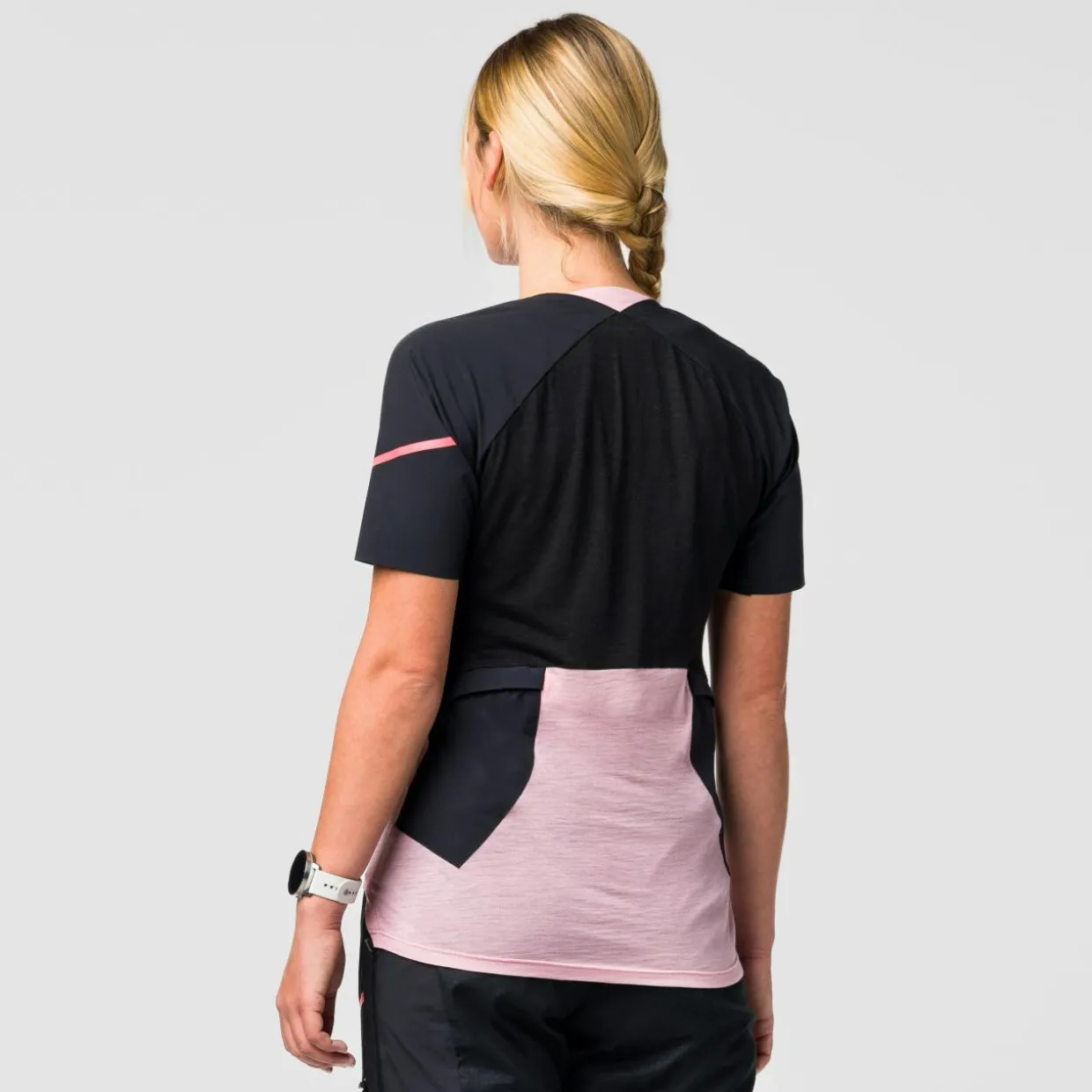 Vento Merino Mezza Zip Maglietta Donna