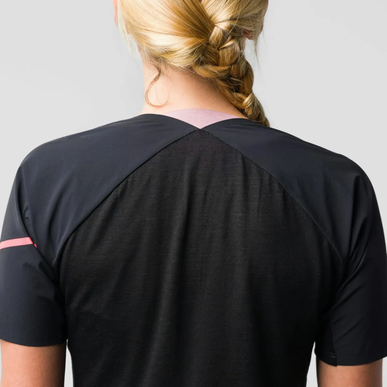 Vento Merino Mezza Zip Maglietta Donna