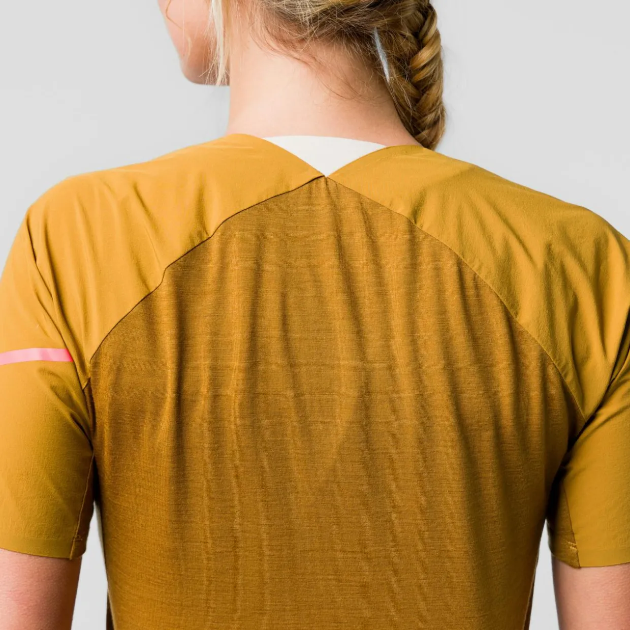 Vento Merino Mezza Zip Maglietta Donna