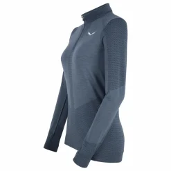 Zebru Responsive Mezza Zip Maglietta Donna