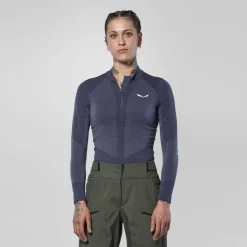 Zebru Responsive Mezza Zip Maglietta Donna