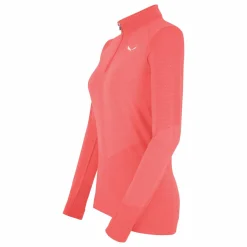 Zebru Responsive Mezza Zip Maglietta Donna
